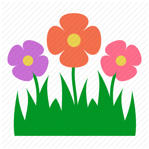 512x512 Flowers, Garden, Gardening, Grass, Leaves, Nature, Plants Icon