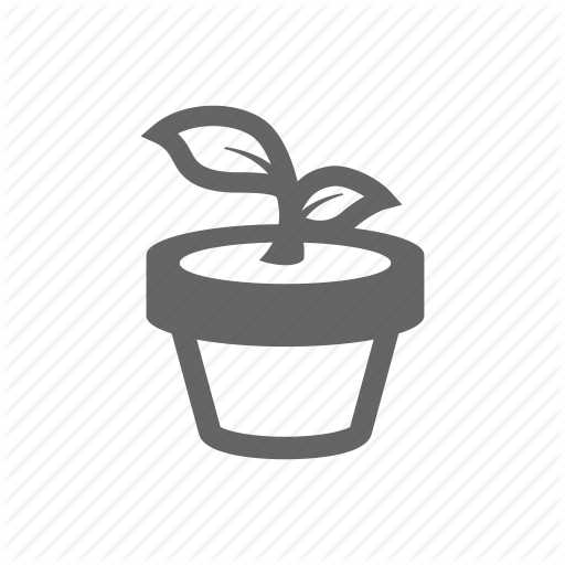 512x512 Equipment, Gardening, Gardens, Leaf, Nature, Plant, Pot Icon