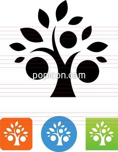 400x514 Fruit Tree Icon Tree Icon Tree Icon, Real Estate Icons, Logos