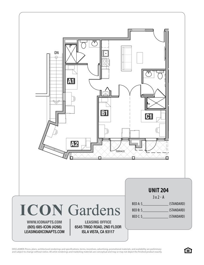 695x900 Icon Santa Barbara Apartments Isla Vista, Ca
