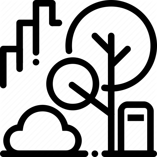 512x512 Bin, City, Gardens, Park, Relax, Tree, Urban Icon