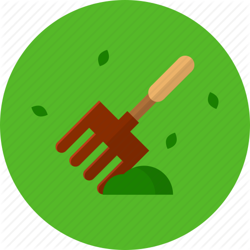 512x512 Brown, Garden, Grass, Rake Icon