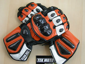 300x225 Leather Motorcycle Gloves Carbon Fiber Gauntlet Half Price Of Icon