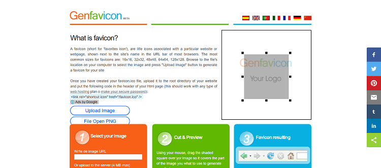 750x331 Favicon Generators