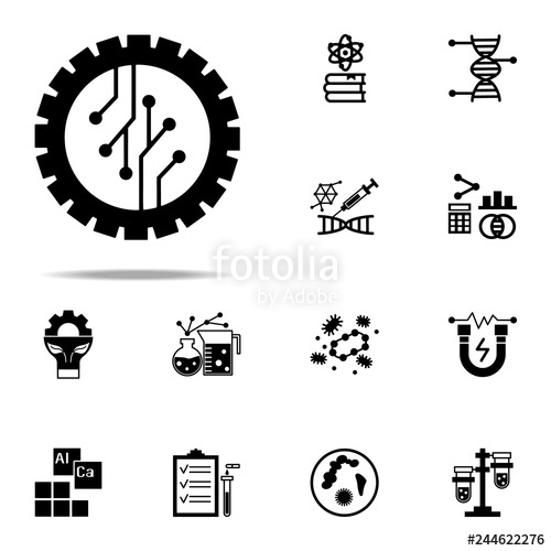 500x500 Droid, Electronic Icon Genetics And Bioenginnering Icons