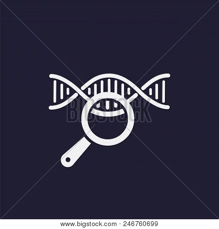 450x470 Medical Analysis Icon, Genetics Testing Dna Chain