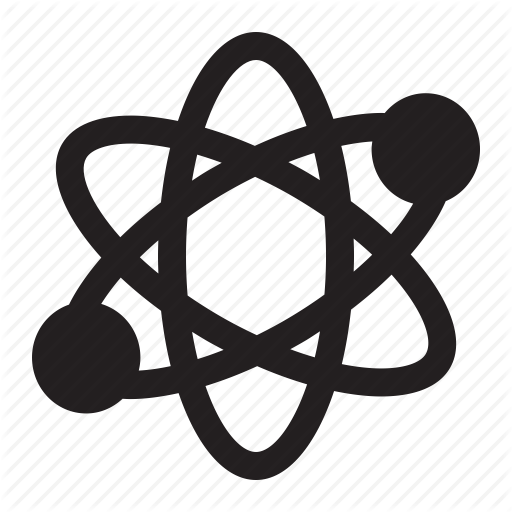 512x512 Atom, Discovery, Genius, Innovation, Molecule, Quantum, Science Icon