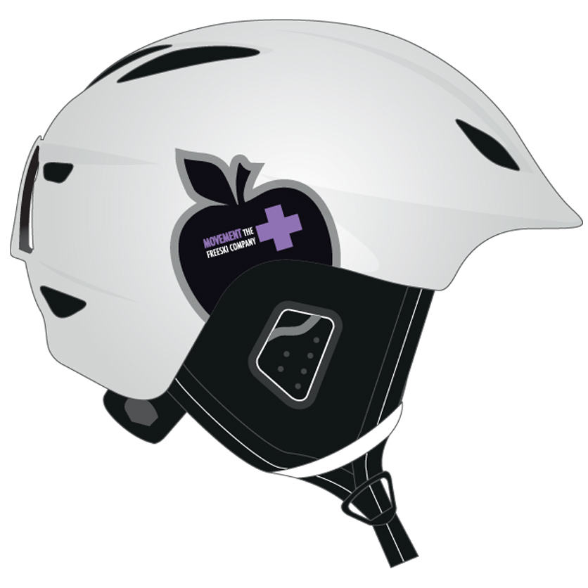 836x836 Movement Icon Ladies Ski Helmet White