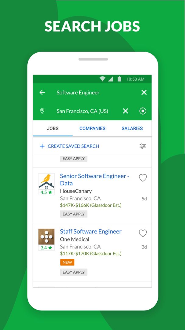 607x1080 Glassdoor Job Search Apk Download