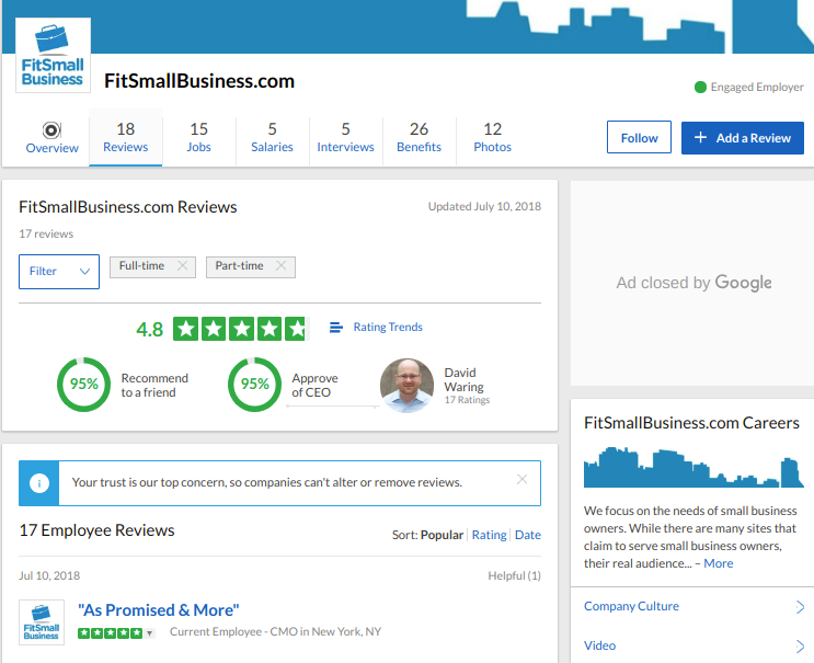 743x605 Glassdoor Vs Indeed Price, Features, What's Best