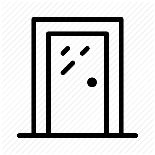 512x512 Door, Glassdoor, House, Interior, Room Icon