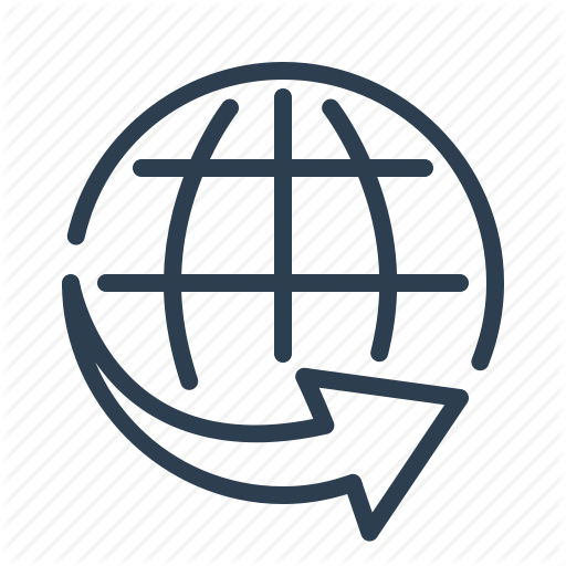 512x512 Arrow, Ecommerce, Global, International Shipping, Logistic