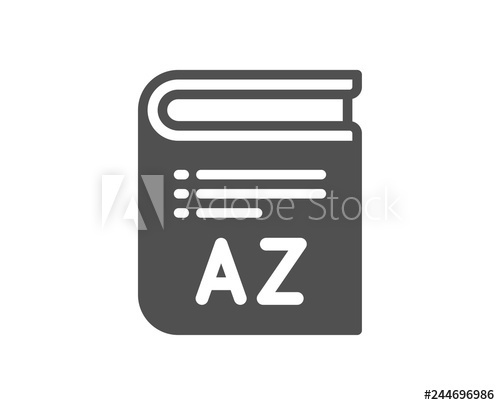 500x405 Vocabulary Icon Book Glossary Sign Quality Design Element