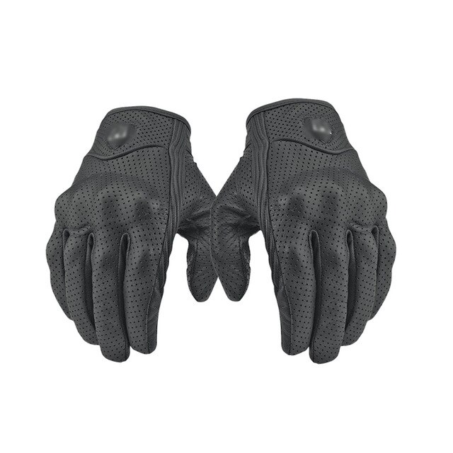 640x640 Icon Pursuit Gloves Motorcycle Street Riding Black Leather Mens