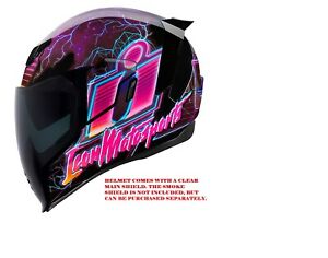 300x236 Icon Airflite Synthwave Helmet Glow In The Dark + Gold Sun