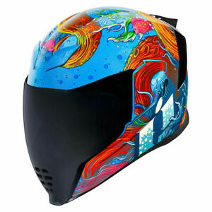 300x300 Icon Airflite Inky Glow In The Dark Full Face Helmet Choose Size