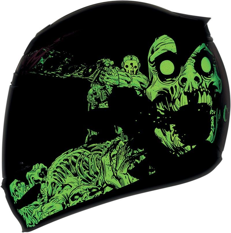 Icon Airmada Chainbrain Glow In The Dark Full Face Motorcycle 800x807 Icon Airmada Chainbrain Glow In The Dark Full Face Motorcycle
