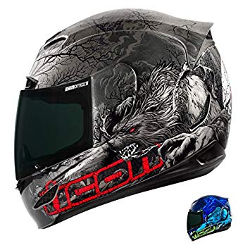 355x355 Icon Airmada Thriller Motorcycle Helmet