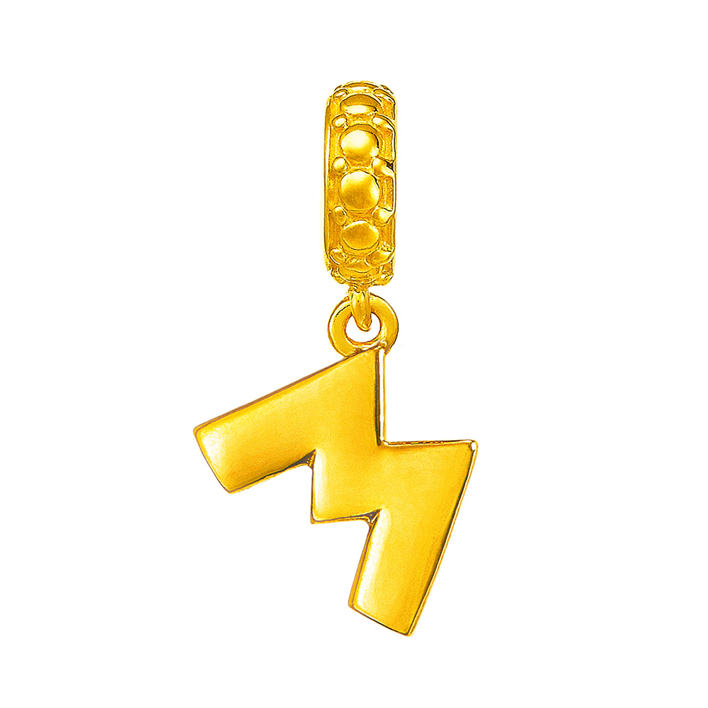 1000x1000 Disney 'm' Icon Gold Charm