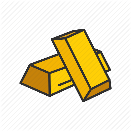 512x512 Gold, Gold Bar, Halcyon, Treasure Icon