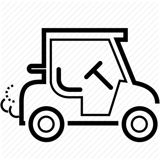 512x512 Car, Cart, Electric, Golf, Golf Car, Golf Cart, Transportation Icon