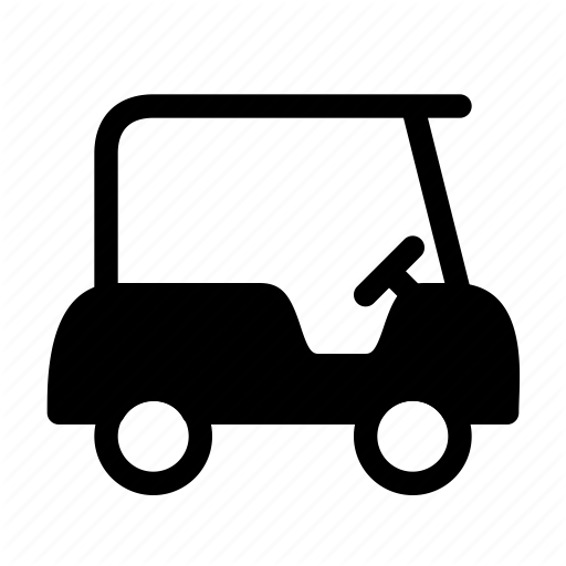 512x512 Car, Golf Car, Golf Cart, Transport, Vehicle Icon