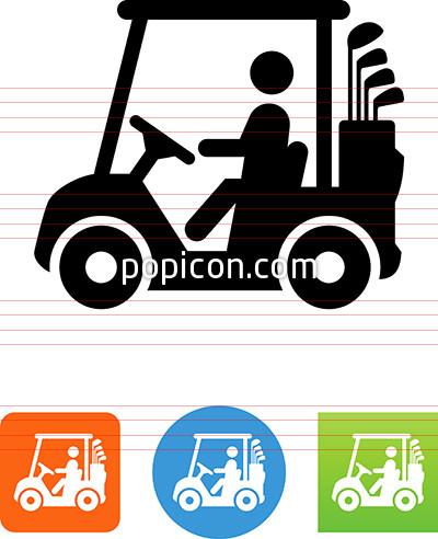 400x492 Golf Cart Icon