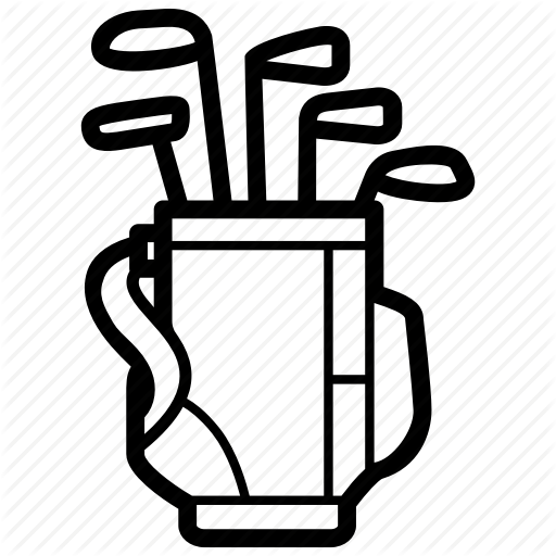 512x512 Bag, Clubs, Game, Golf, Set, Sport, Sporting Icon