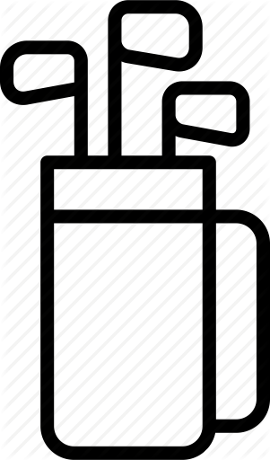 301x512 Bag, Clubs, Golf, Irons, Sport, Sticks Icon