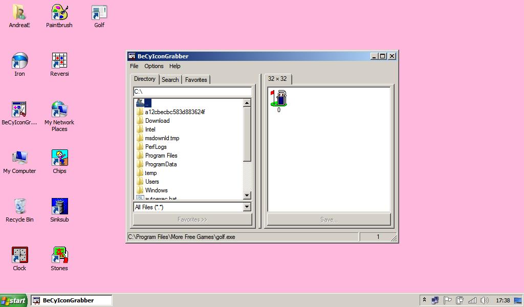 1024x600 Andrea Sites How To Extract Bit Icons On Windows Xp