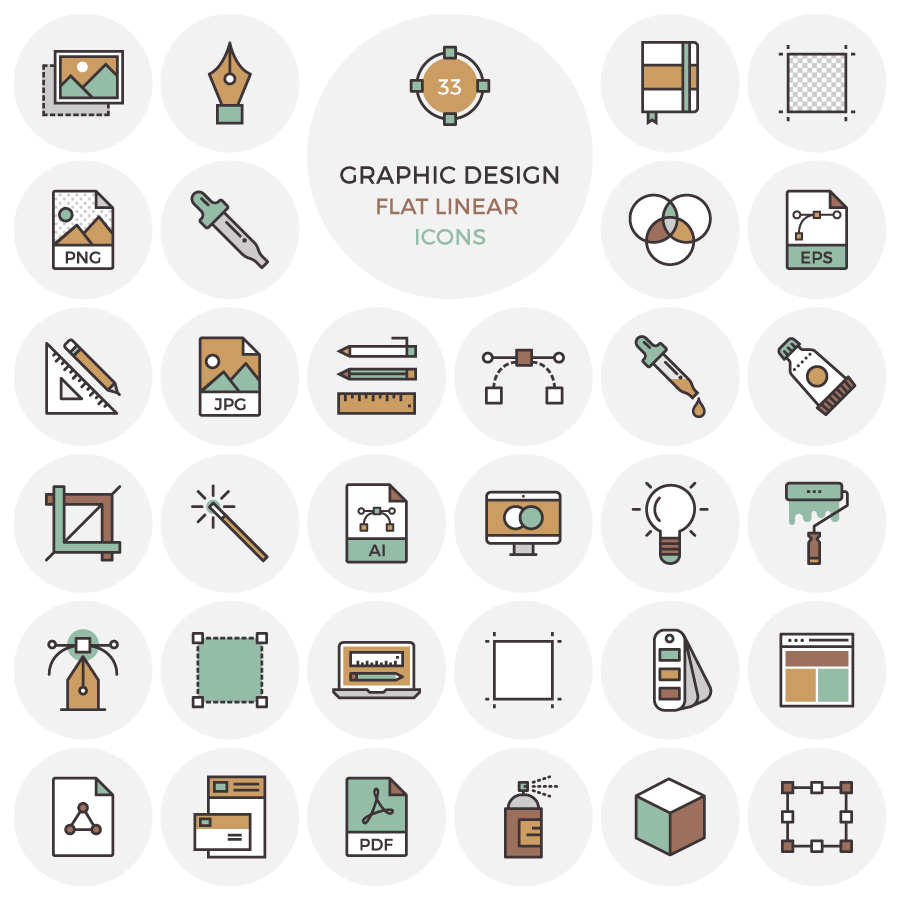 900x900 Free Flat Graphic Design Icons Inspirationfeed
