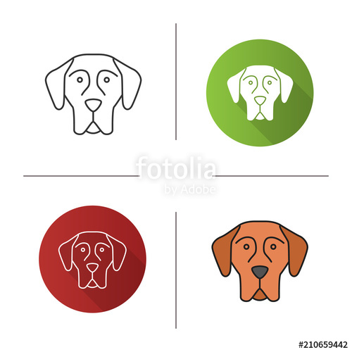 500x500 Great Dane Icon Stock Image And Royalty Free Vector
