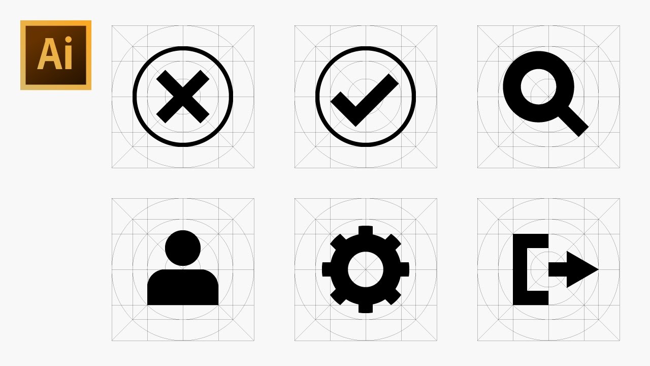 1280x720 How To Draw Icons Using Grid