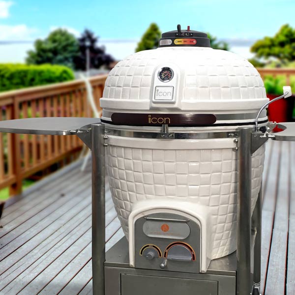 600x600 Kamado Grill, Charcoal Grills, Ceramic Smoker, Icon Grills