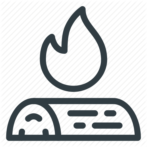 512x512 Barbecue, Bbq, Camping, Fire, Grill, Outdoor, Starting Icon