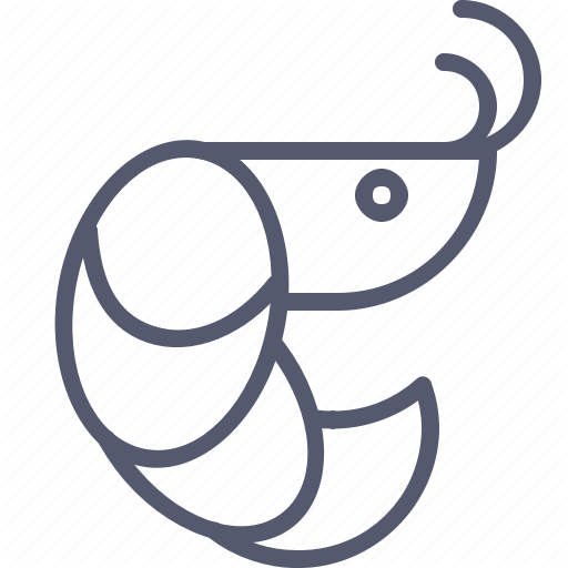 512x512 Grill, Menu, Seafood, Shrimp Icon