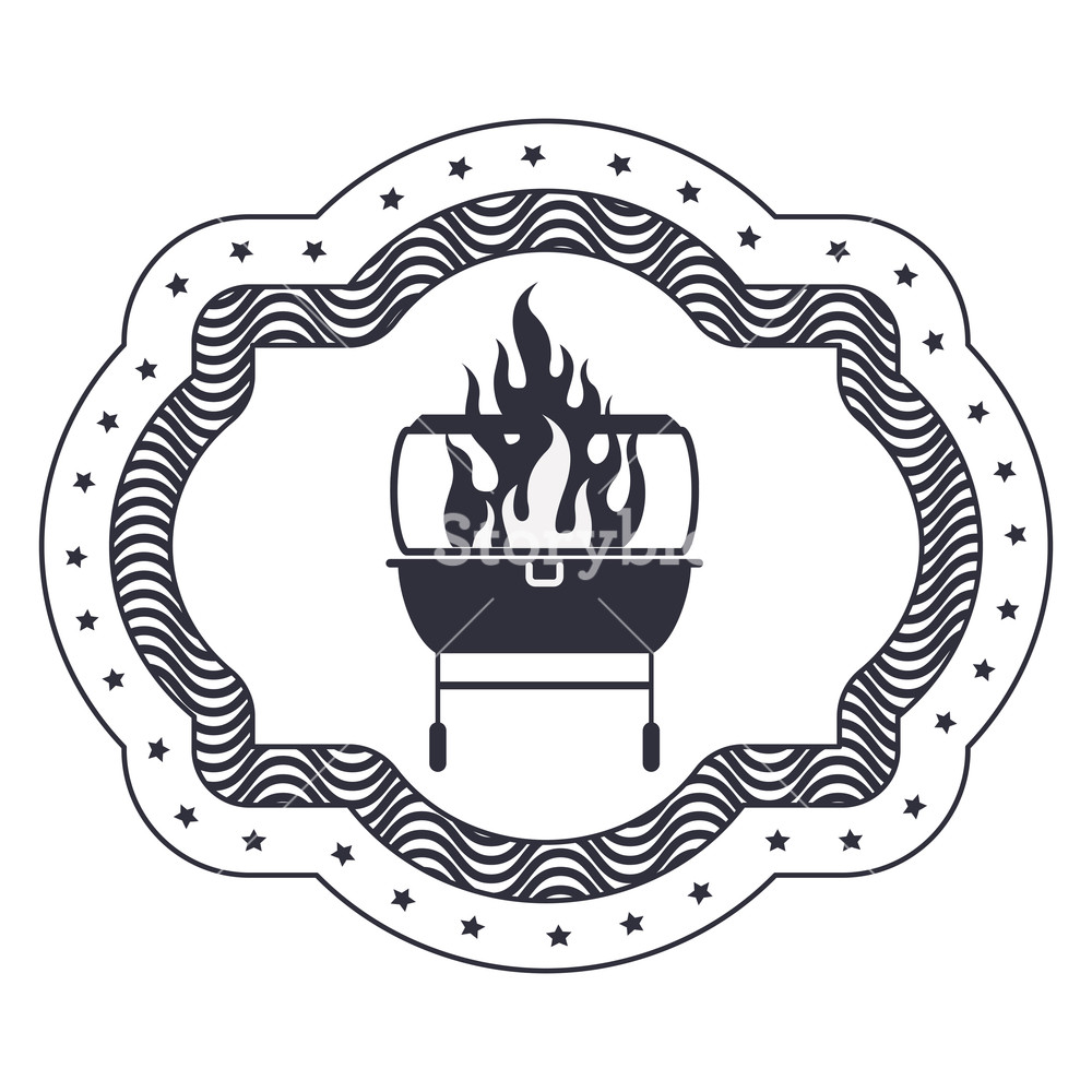 1000x1000 Grill And Flame Icon Bbq Menu Steak House Food Meal Restaurant