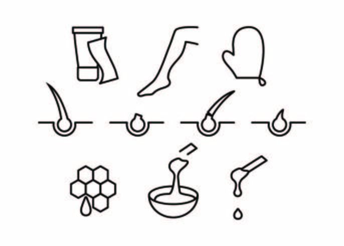 686x490 Free Hair Removal Line Icon Vector