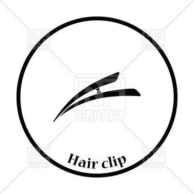 400x400 Hair Clip Icon Vector Image Of Signs, Symbols, Maps Angelp