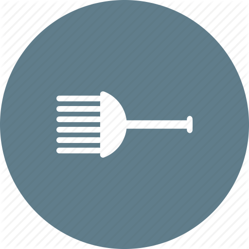 512x512 Beauty, Brush, Color, Comb, Hair, Hairbrush, Holder Icon