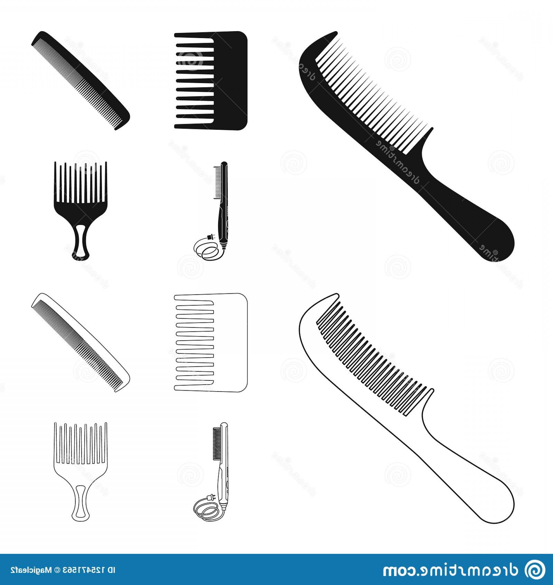 1920x2028 Vector Design Brush Hair Icon Collection Hairbrush Stock
