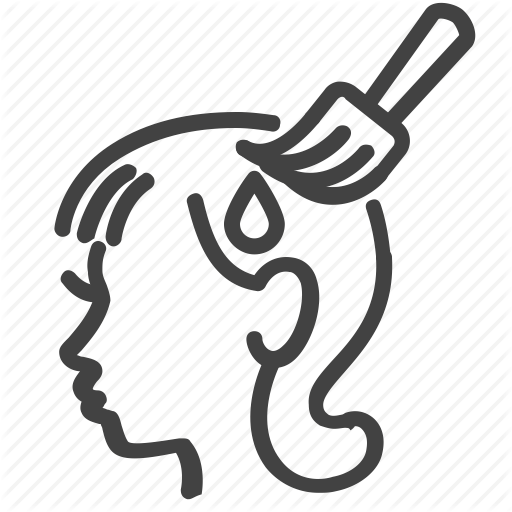 512x512 Barber, Color, Dyeing, Hair, Service, Woman Icon