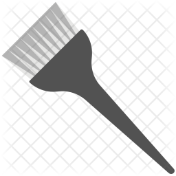 256x256 Hair Dye Brush Icon Of Flat Style