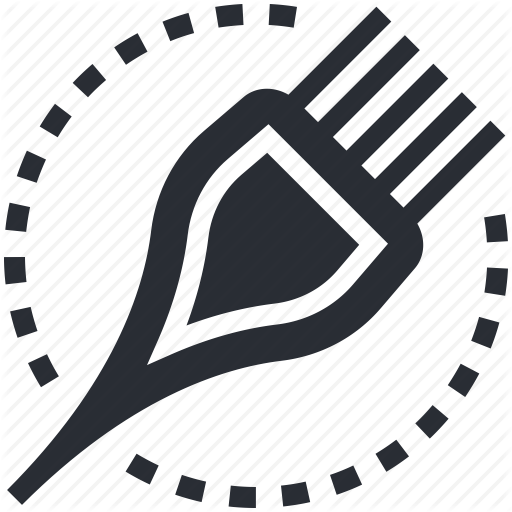 512x512 Hair Colouring, Hair Dye, Hair Dye Brush, Tinting, Tinting Brush Icon