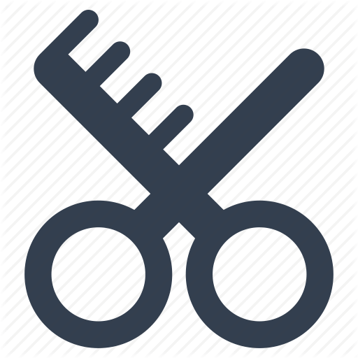 512x512 Hair Cut, Hair Salon, Public, Scissors, Service Icon