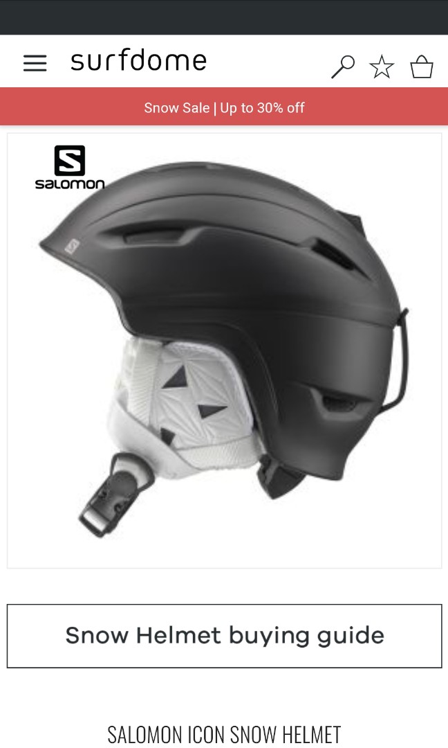 648x1080 Salomon Icon Women Ski Helmet, Sports, Sports Games Equipment