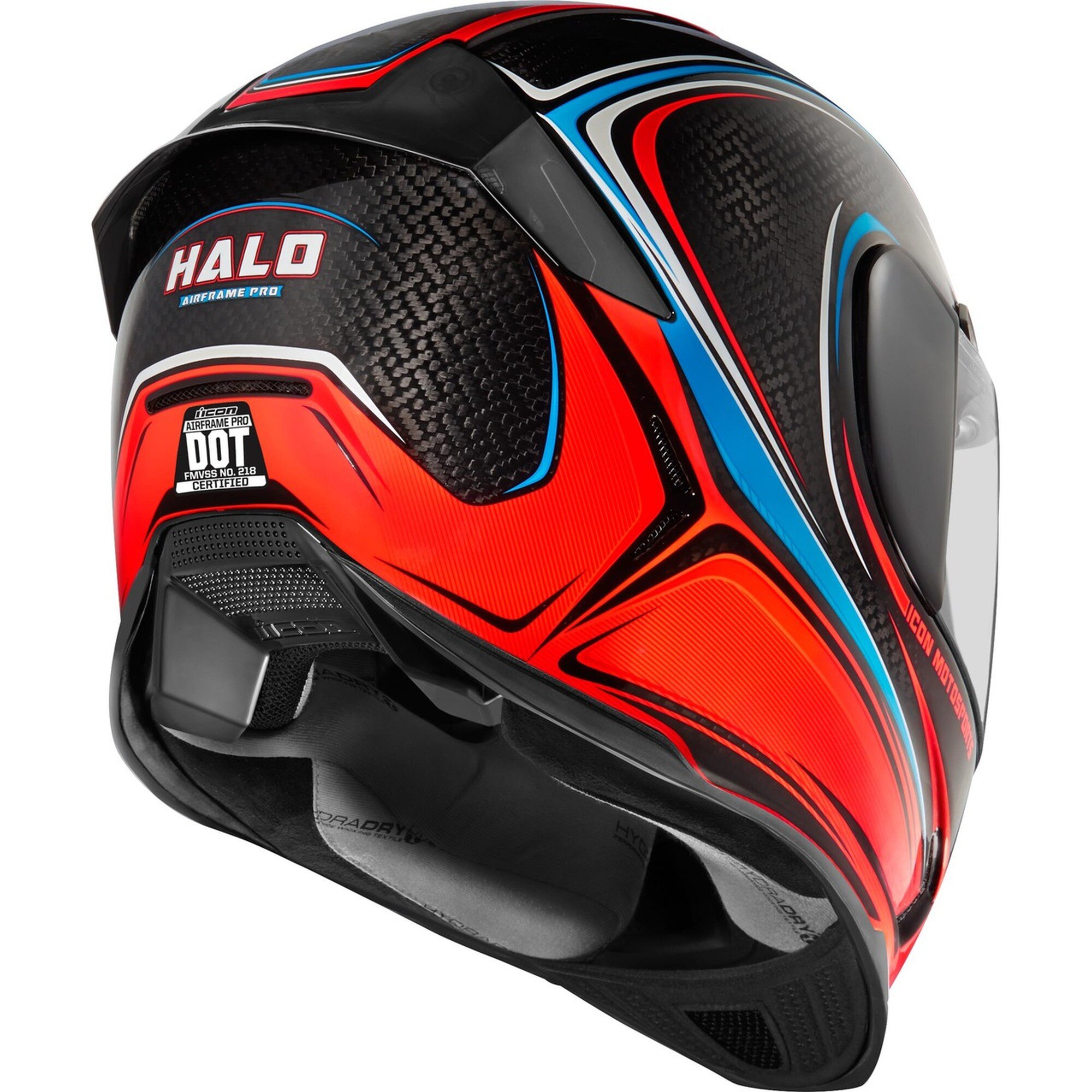 2000x2000 Icon Airframe Pro Halo Carbon Motorcycle Helmet Cycle House