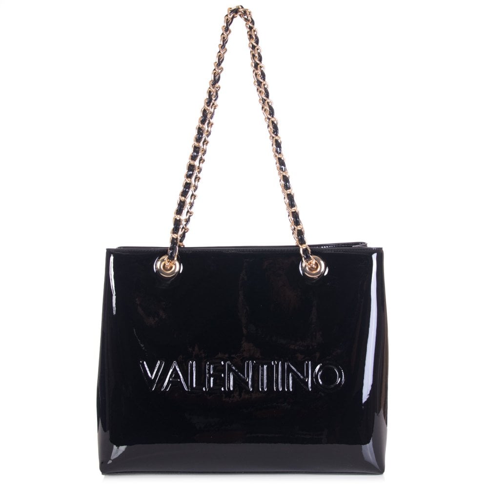 Icon Patent Tote In Black Valentino 1000x1000 Icon Patent Tote In Black Valentino