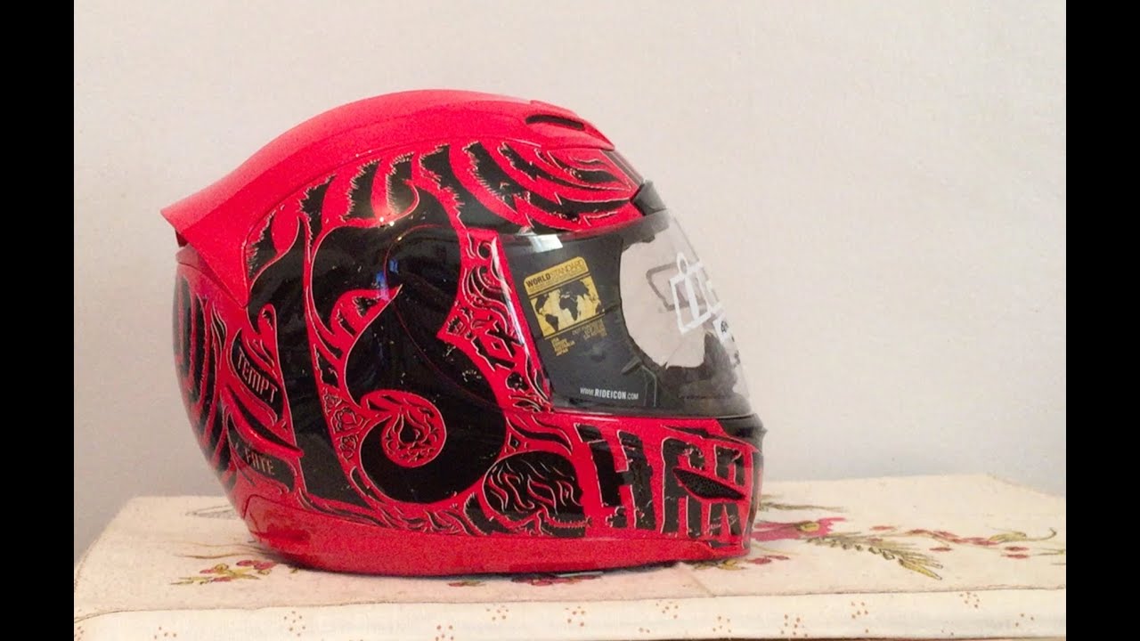 1280x720 Icon Airmada Hard Luck Motorcycle Helmet