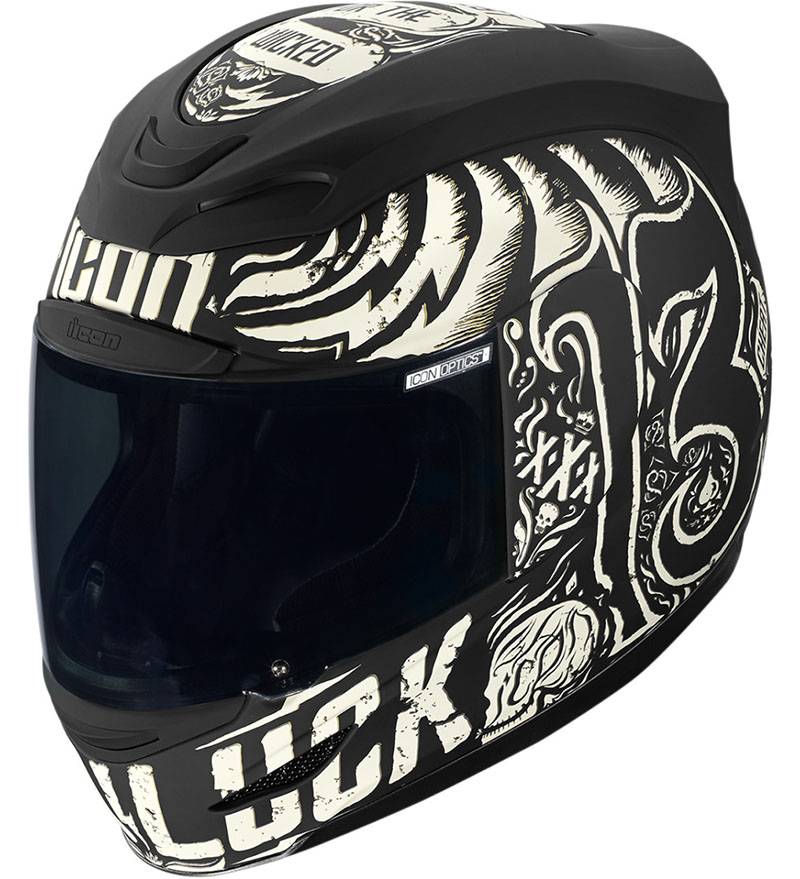 800x879 Icon Airmada Helmet Hard Luck Black Rubatone